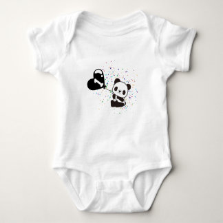 Personalized Pooh Watercolor First Birthday Baby Baby Bodysuit