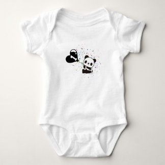 Personalized Pooh Watercolor First Birthday Baby Bodysuit