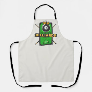 Personalized Pool Hall NAME 8 Ball Crown Billiards Apron