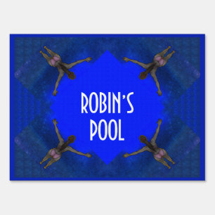 Personalized Pool Sign