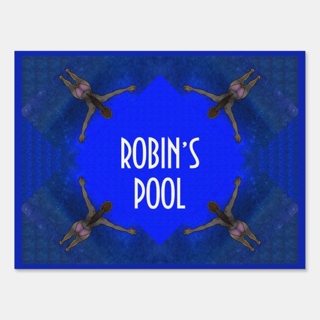 Personalized Pool Sign (Front)