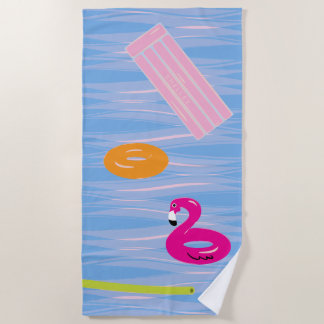 Personalized Pool Towel | Pool Floats Beach Towel