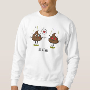 Personalized Poop Emoji Love Couple Sweatshirt