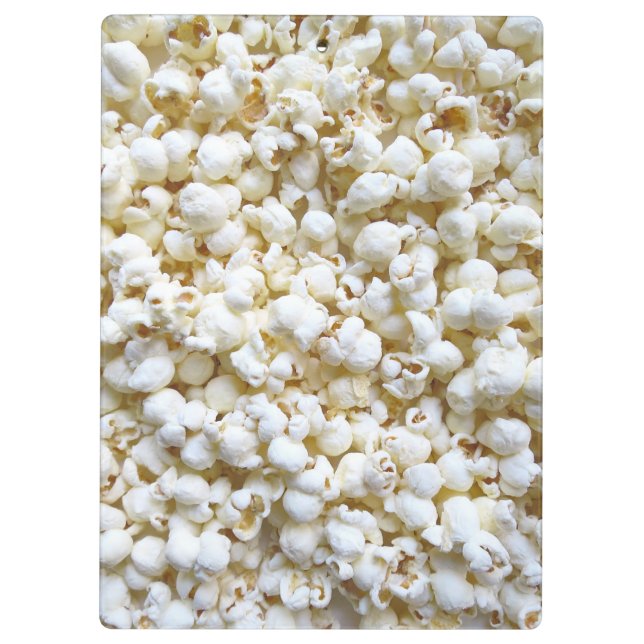 Personalized Popcorn Texture Photography Clipboard (Back)