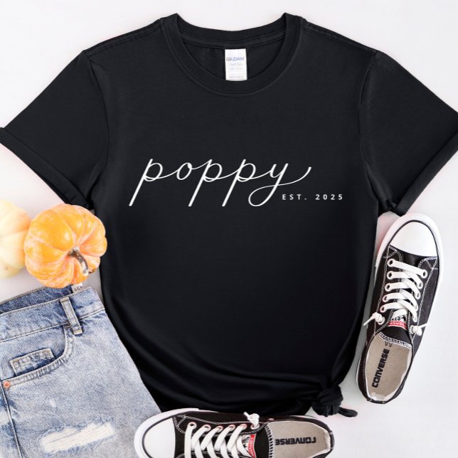 Personalized Poppy Grandparent T-Shirt (Creator Uploaded)