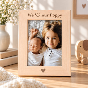 Personalized Poppy Picture Frame