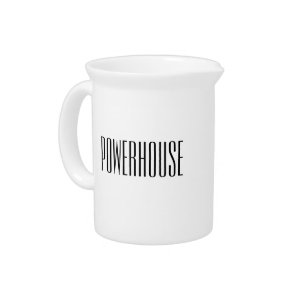 Personalized Porcelain Pitcher with Text