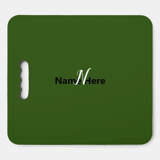 Personalized Portable Stadium Custom Seat Pad (Front Horizontal)