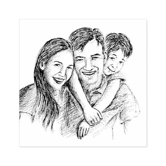 Personalized portrait stamp  (Imprint)