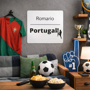 Personalized Portugal Soccer Heritage Wall Decor