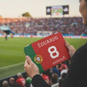 Personalized Portugal Soccer Jersey Style iPad Mini Cover