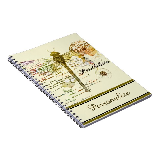 Personalized Possibilities dragonfly Notebook (Right Side)