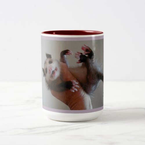 Personalized possum mug