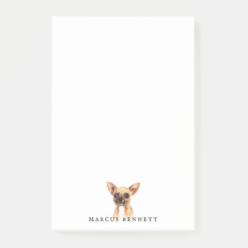 Personalized Post It Notes  Chihuahua