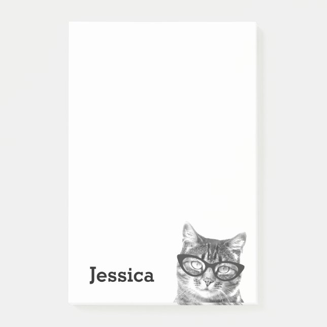 Personalized Post-it® notes for cat lovers (Front)