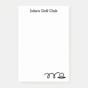Personalized Post-it® notes for golf club