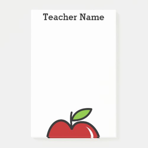 Personalized Post_it notes for teachers
