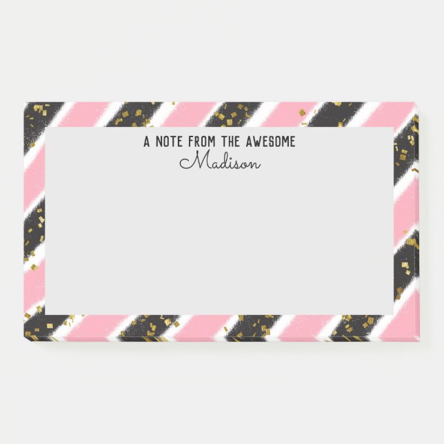 Personalized post-it notes - Just add your name (Front)
