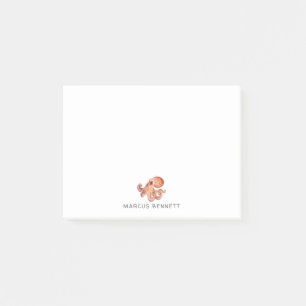 Personalized Post It Notes   Octopus