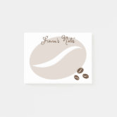 Coffee Bean Post-it Notes