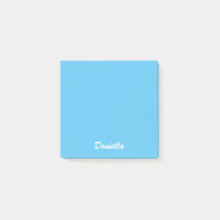 Personalized Large Blue Post-it Notes