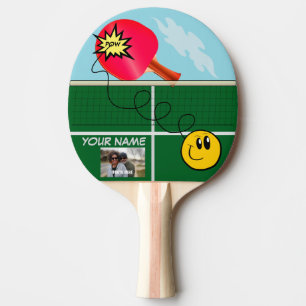 Personalized Pow Ping Pong Paddle