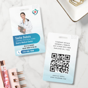 Personalized Practical Nurse ID Badge