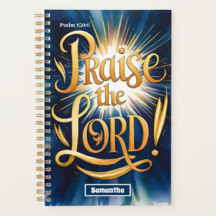Personalized Praise The Lord Vintage Christian Planner