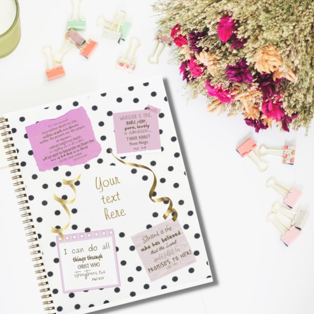 Personalized prayer journal | polka dot (Creator Uploaded)