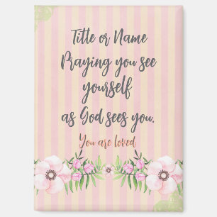Personalized Prayer Quote Magnet