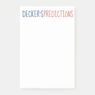 PERSONALIZED PREDICTIONS notes