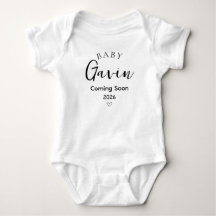 Personalized Pregnancy Reveal Announcement