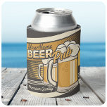 Personalized Premium Cold Beer Mug Pub Bar Can Cooler at Zazzle