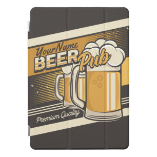 Personalized Premium Cold Beer Mug Pub Bar iPad Pro Cover