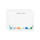 Personalized Preppy Dinosaur Thank You Stationery