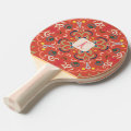 Personalized Preppy Retro Ping Pong Paddle | Zazzle