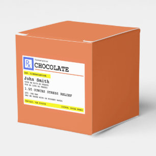 Personalized Prescription Chocolate Favor Boxes