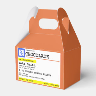 Personalized Prescription Chocolate RX Favor Boxes