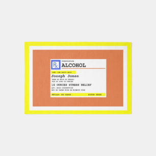 Personalized Prescription Humorous Alcohol Outdoor Rug