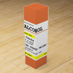 Personalized Prescription Humorous Alcohol   Wine Box<br><div class="desc">Customize this prescription alcohol wine box with any patient name.</div>