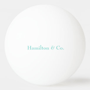 Personalized Pretty Blue Ping Pong Ball