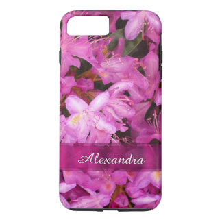 Personalized pretty pink flower photograph iPhone 8 plus/7 plus case