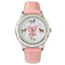 Personalized Pretty Ponies and Pink Heart Horse Watch
