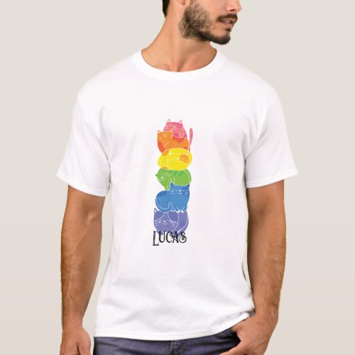 Personalized Pride Cat Tshirt 