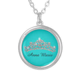 Personalized Princess Crown Necklace