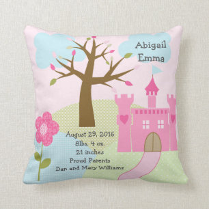 Personalized Princess Dream/Castle Keepsake Pillow