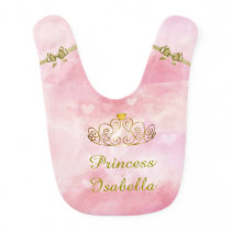 Personalized Princess Isabella Bib, Add Your Name Bib Personalized Princess Isabella Bib, Add Your Name Bib
