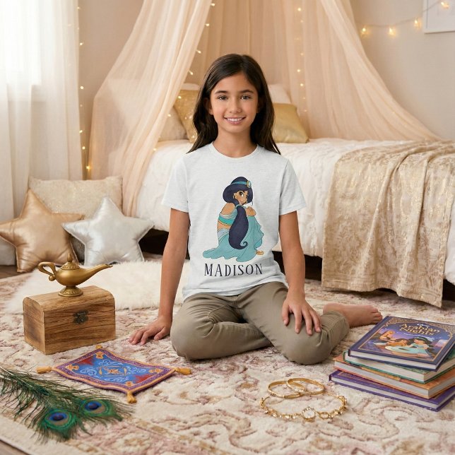Personalized Princess Jasmine Tri-Blend Shirt (Creator Uploaded)