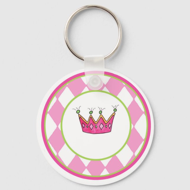 Personalized Princess Keychain (Front)