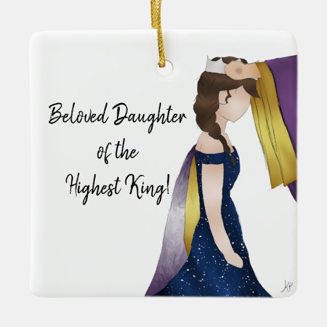 Personalized Princess Ornament (Front)